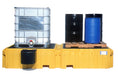 Ultra - IBC Spill Pallet Twin 1 Left Side Bucket Shelf No Drain