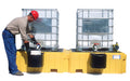Ultra - IBC Spill Pallet Twin 2 Bucket Shelves Drain