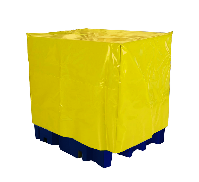 2 Drum Spill Pallet Cover 400gsm Yellow PVC