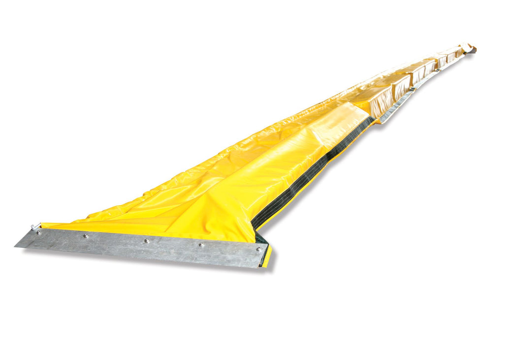 Solid Filled Containment Boom 15mL, 200mm Freeboard, 450mm Draft, 610gsm Yellow PVC