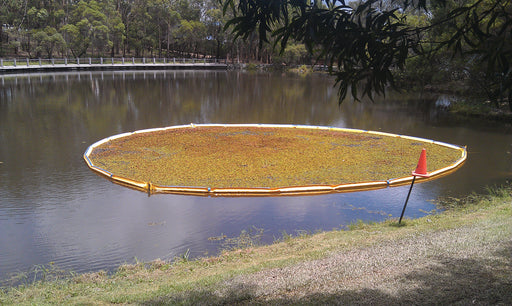 Weed Boom 15mL, 300mm Shade Cloth Skirt, 100 x 100mm Float, 610gsm PVC, 6mm Ballast