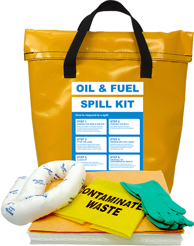 SpilMax 25L Vehicle Spill Kit Bag - Oil & Fuel