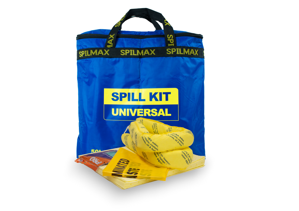 SpilMax 50L Vehicle Spill Kit Bag Economy - Universal