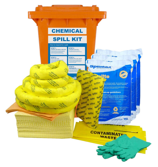 SpilMax 240L Workplace Spill Kit - Chemical with 15L Zeolite