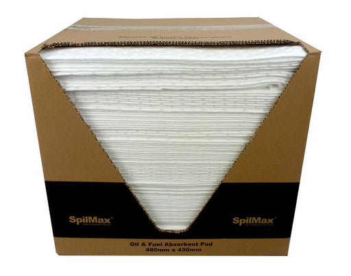 SpilMax Absorbent Pad 200gsm - Oil & Fuel (480mmL x 430mmW)