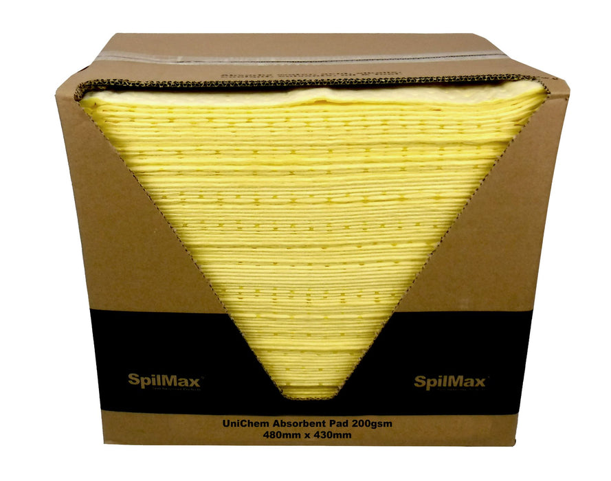 SpilMax Absorbent Pad 200gsm - Unichem (480mmL x 430mmW)