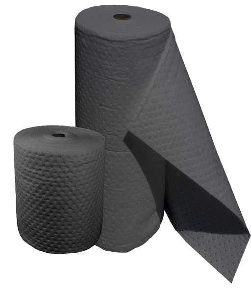 SpilMax Absorbent Roll 300gsm - Oil & Fuel (30,000mmL x 600mmW) 120 pads