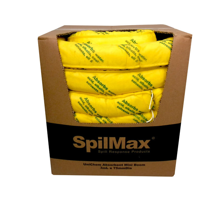 SpilMax Absorbent Mini Boom - Unichem (3,000mmL x 75mmDia)
