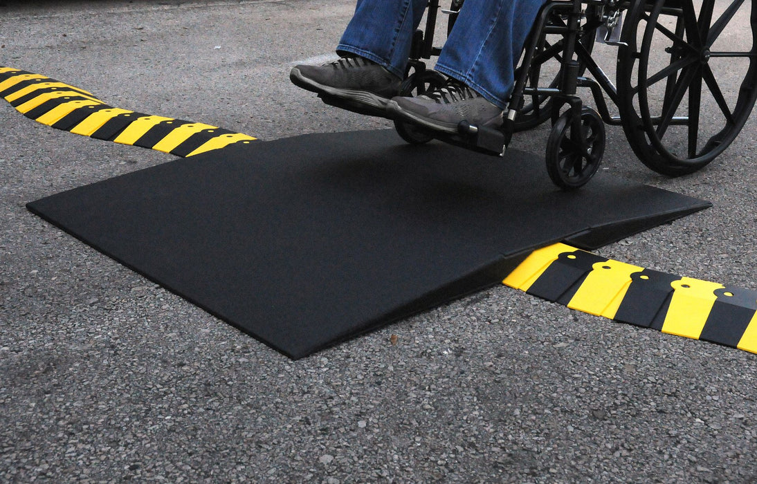 Ultra - Sidewinder Cable Protection Medium, Black & Yellow (358mmL x 247mmW x 35mmH)