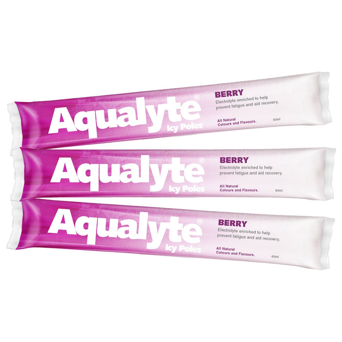 Aqualyte Electrolyte Icy Pole - Berry Flavour, Box of 50
